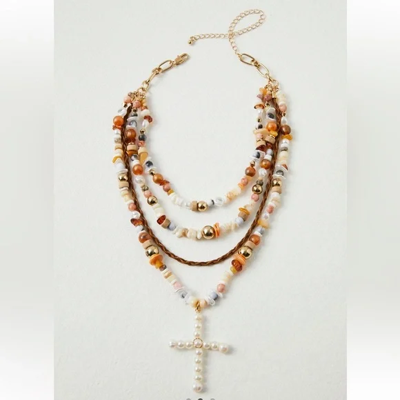 Free People Multicolor Beaded Necklace Set - Picture 2 of 6